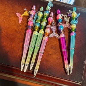 Colorful Mermaid Tail Pens